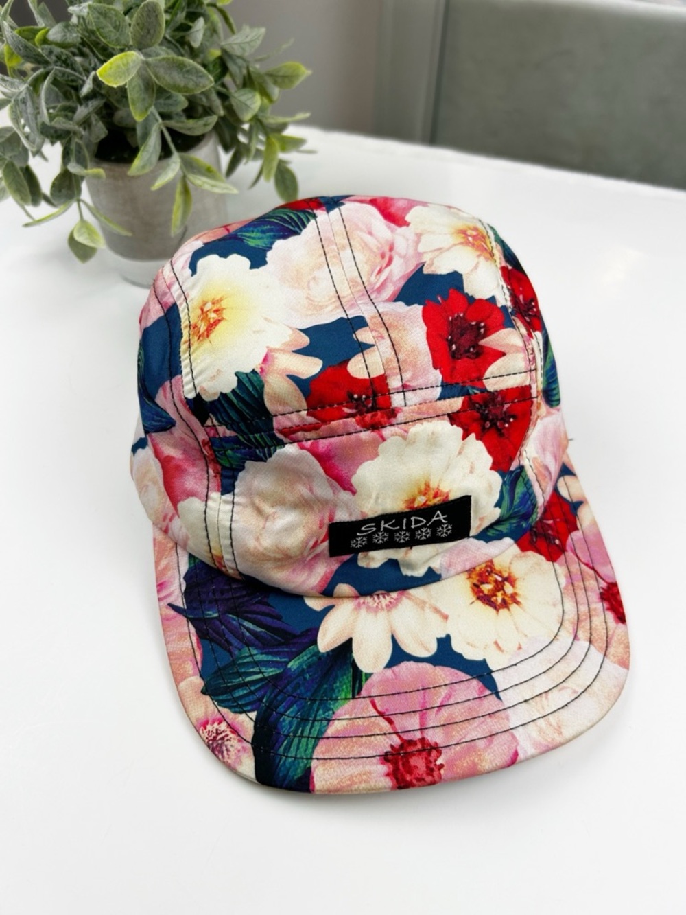 Skida Vintage Floral Brim Hat Women's One Size